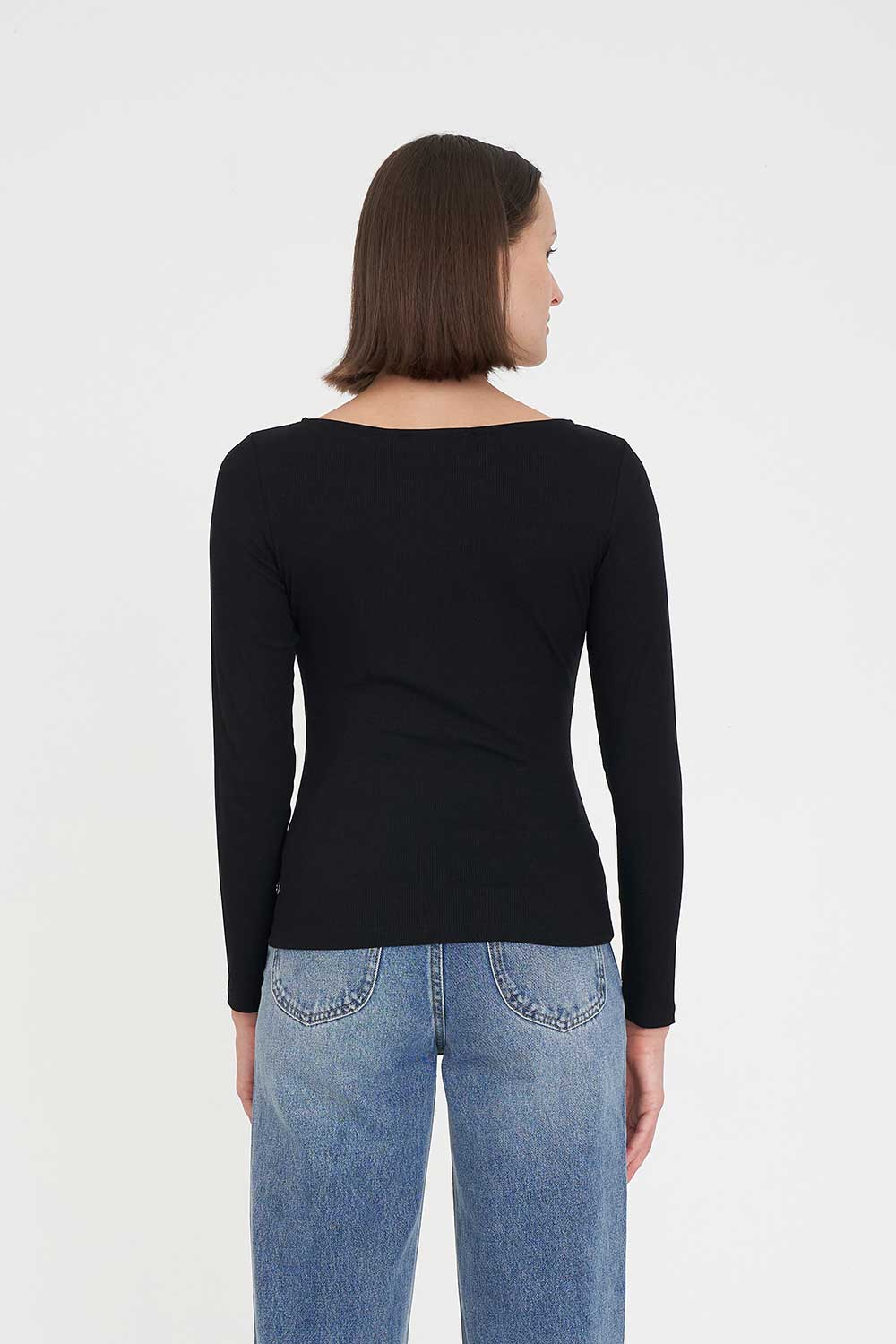 365 LS JERSEY TOP BLACK - Image 4