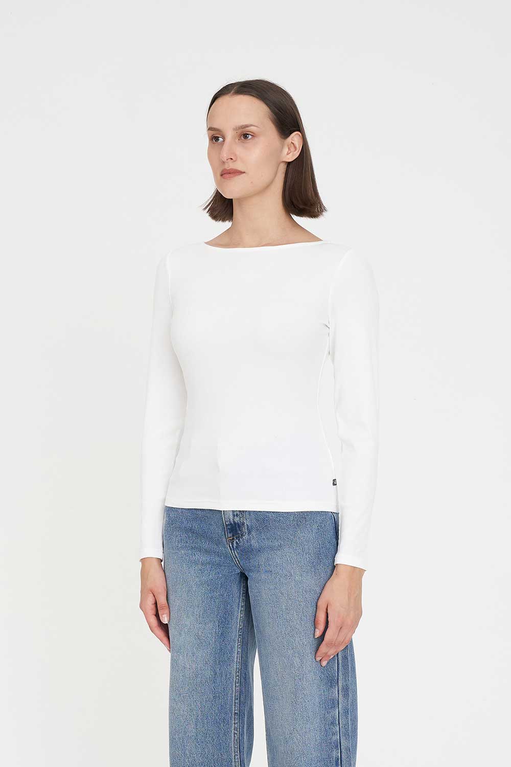 365 LS JERSEY TOP CHALK - Image 5