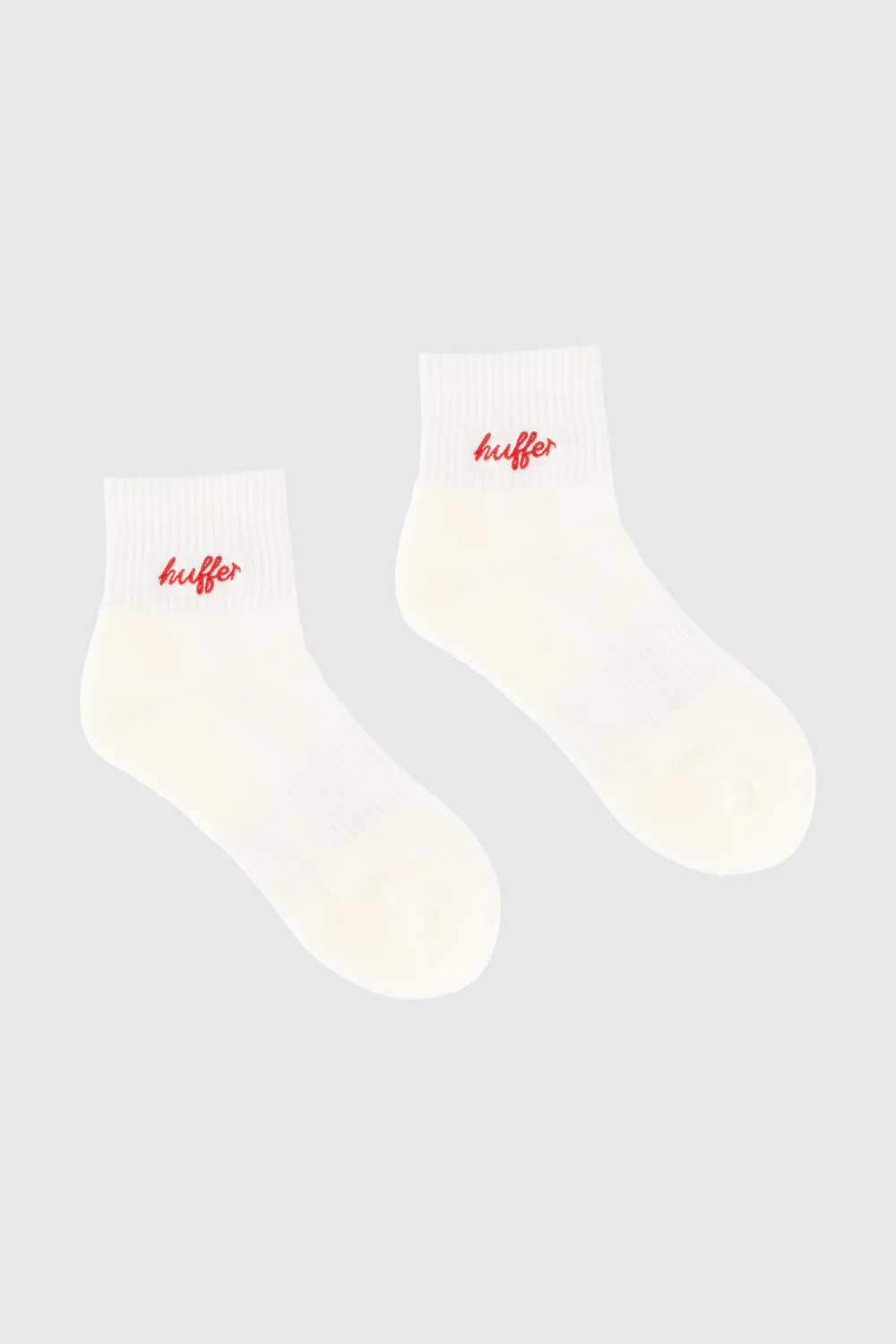 ANKLE RIB SOCK/BALLET CHALK