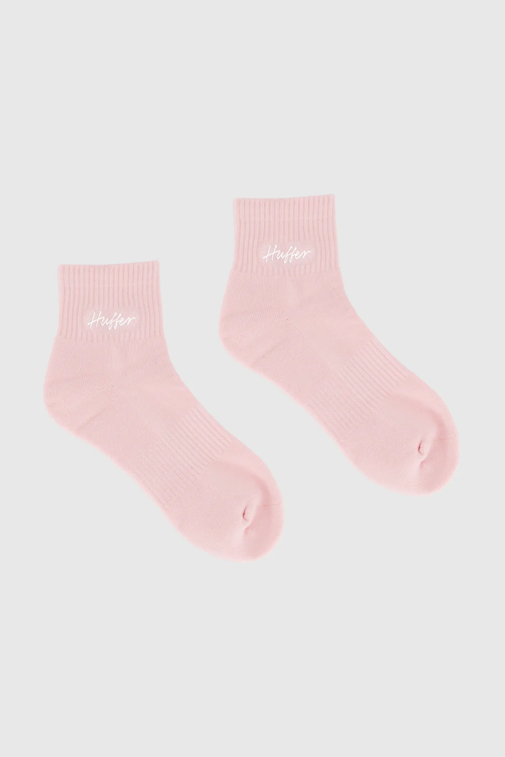 ANKLE RIB SOCK/SCRIPTED PETAL