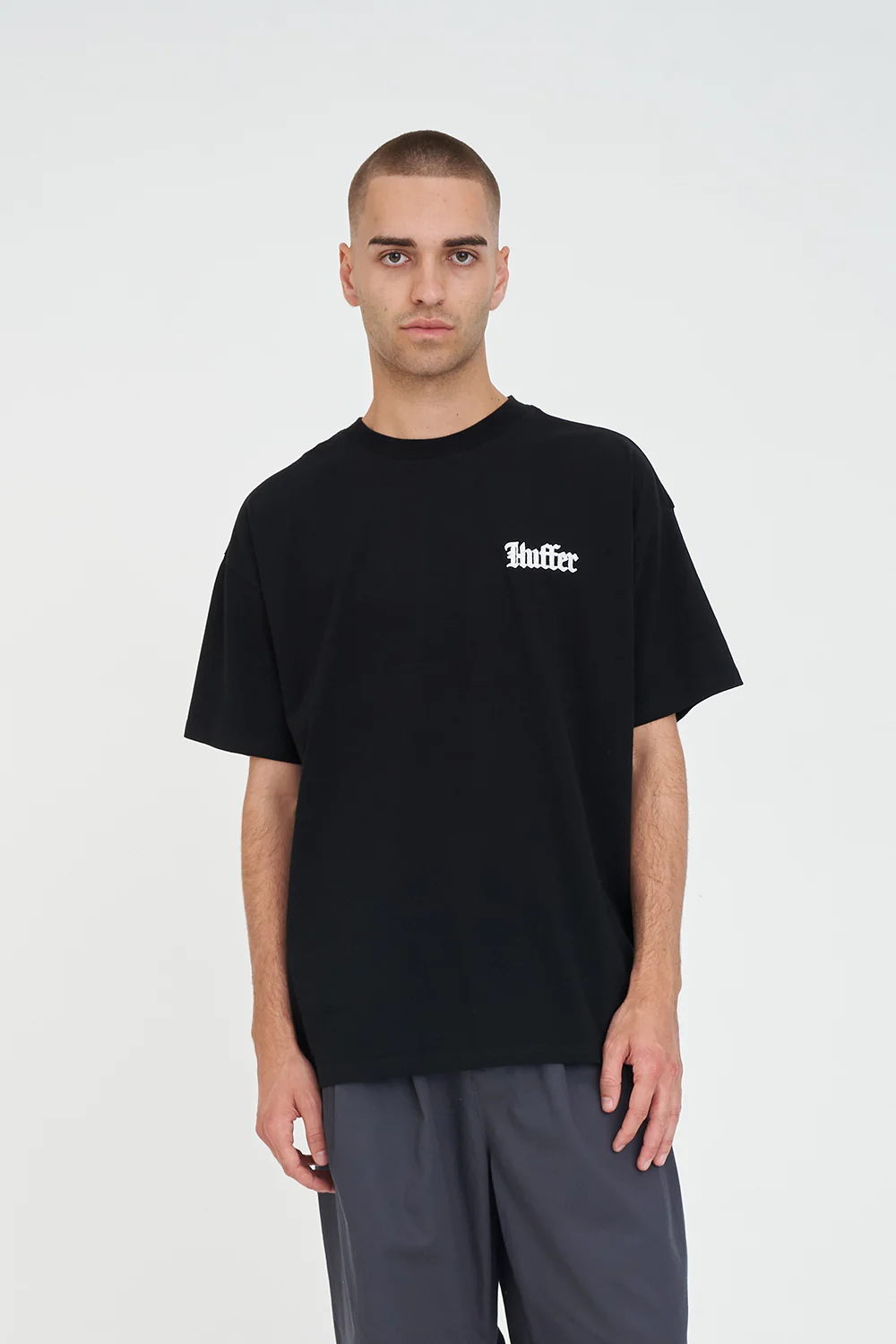BLOCK TEE 220/CENTENNIAL BLACK - Image 2
