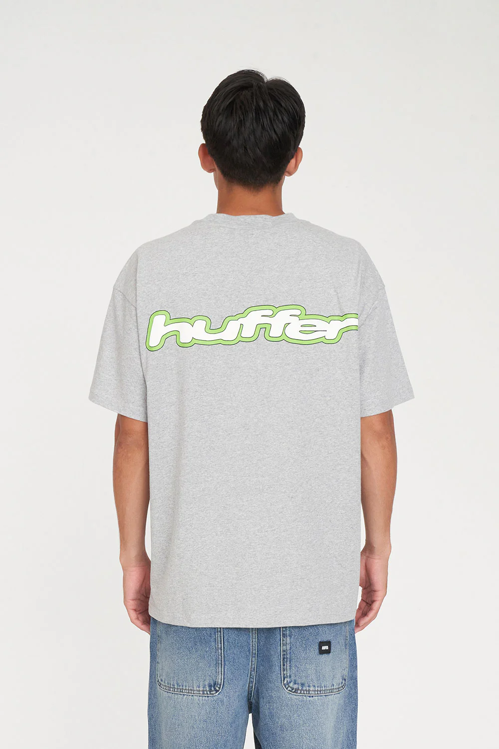 BLOCK TEE 220/OMNI GREY MARLE