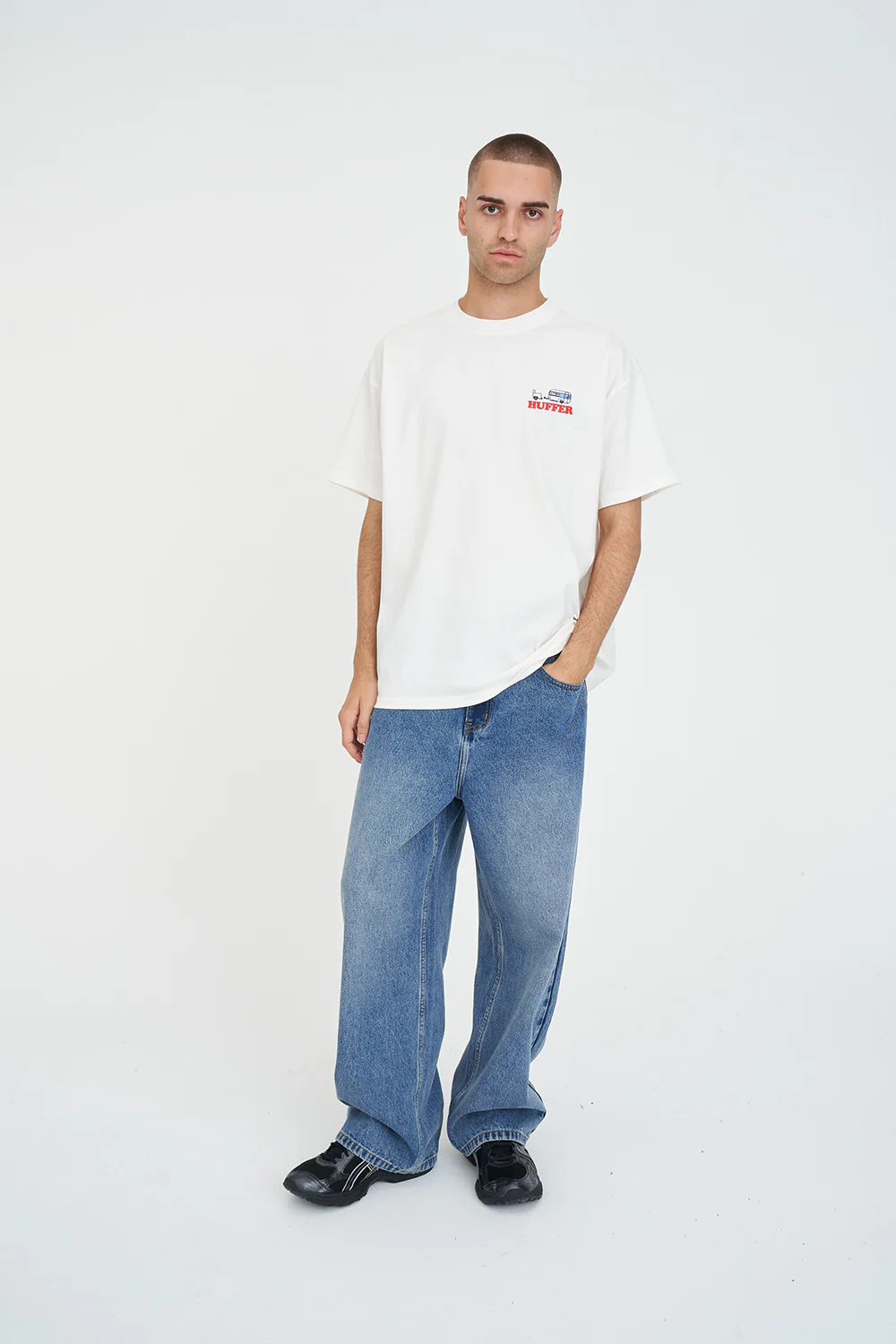 BLOCK TEE 220/ROLLIN CHALK - Image 3