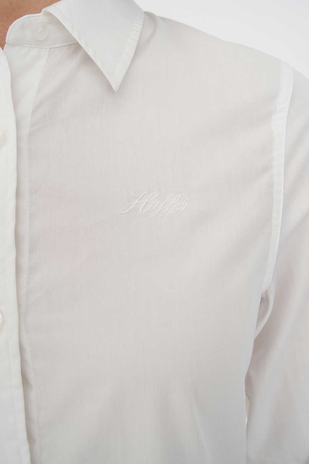 CLASSIC BUTTON UP SHIRT WHITE - Image 4