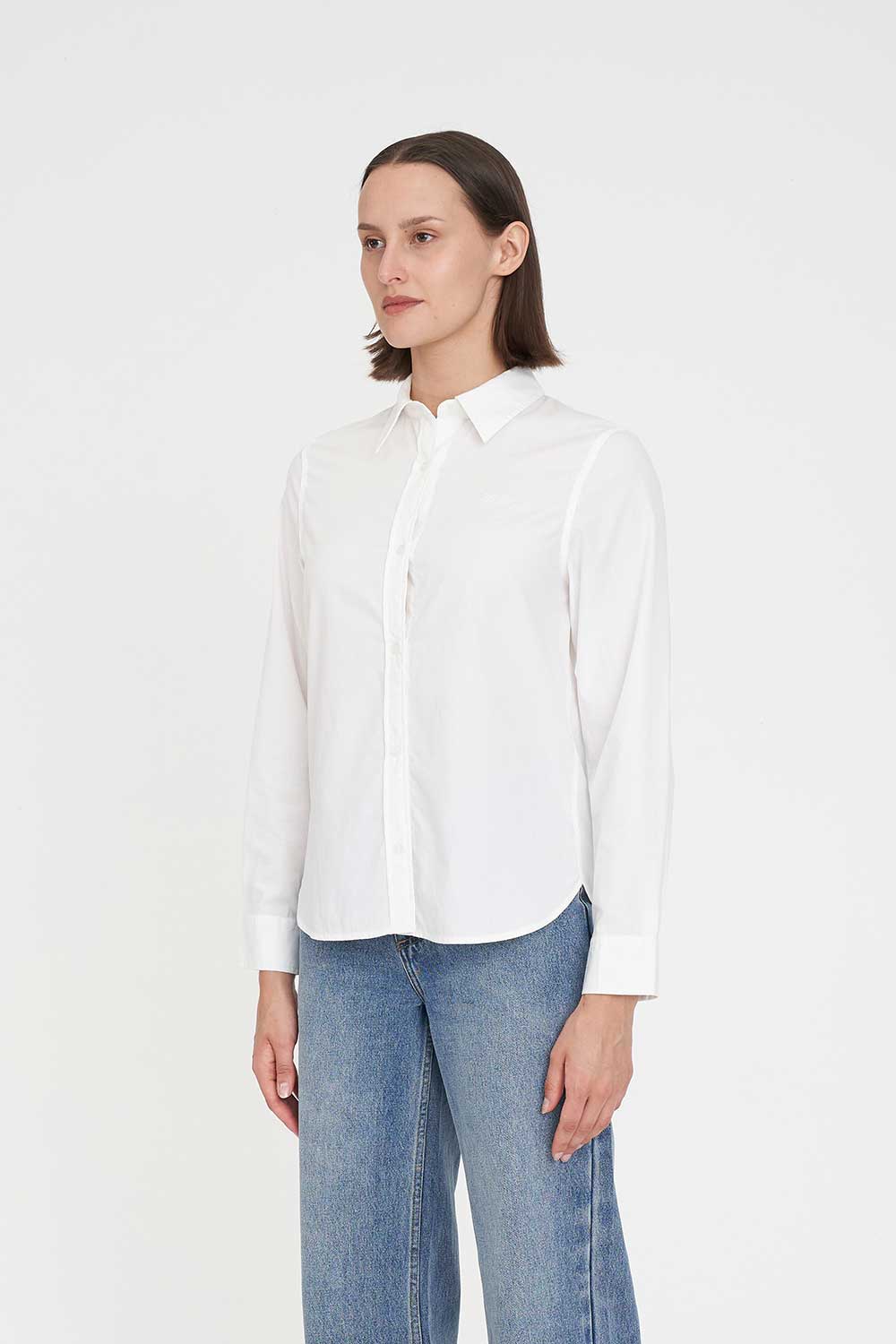 CLASSIC BUTTON UP SHIRT WHITE - Image 5