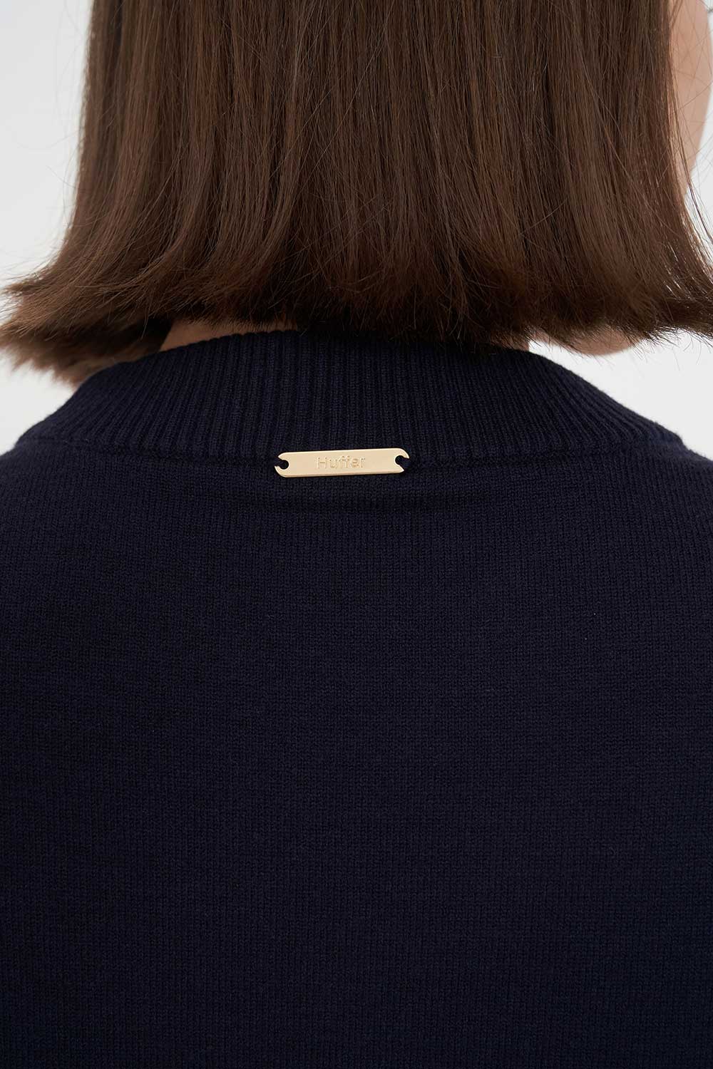 CLASSIC KNIT CREW NAVY - Image 5