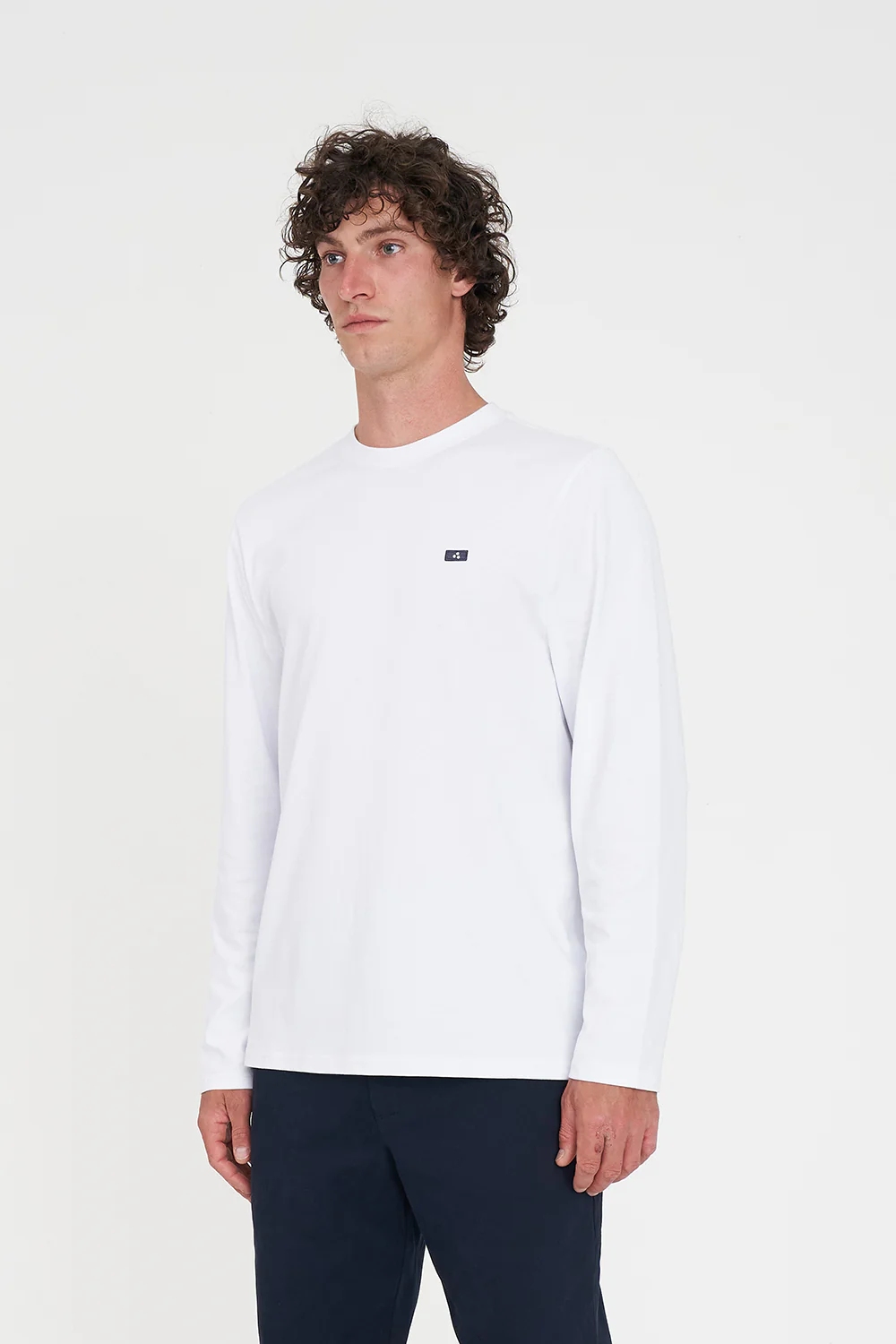 CLASSIC LS TEE/ 3BALL WHITE - Image 5