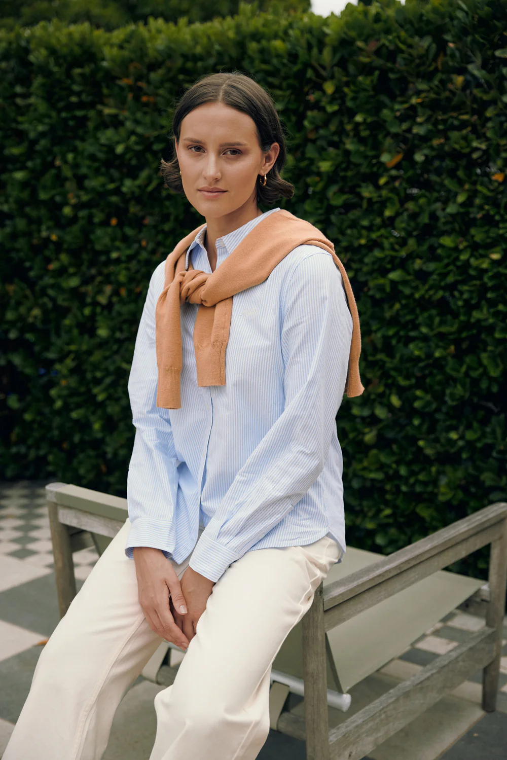 CLASSIC OXFORD SHIRT BLUE STRIPE - Image 3