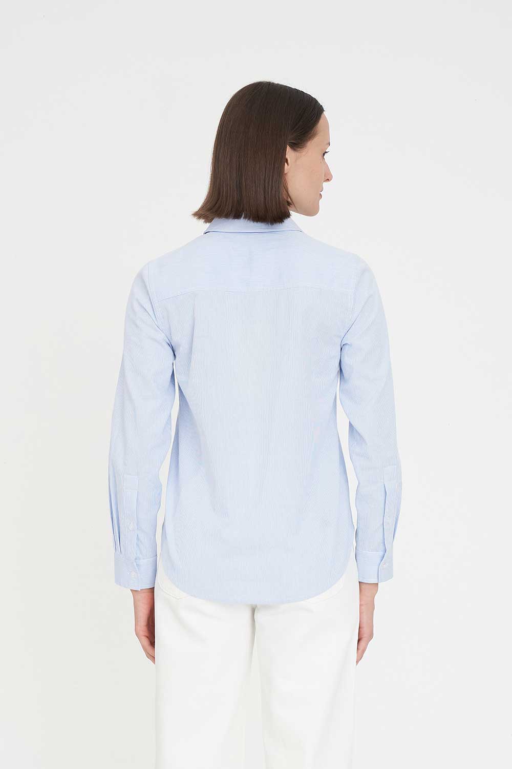 CLASSIC OXFORD SHIRT BLUE STRIPE - Image 7