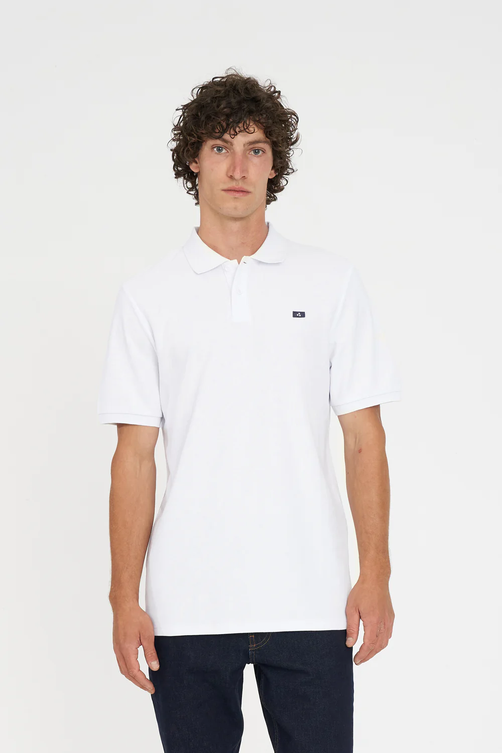 CLASSIC SLIM POLO/3BALL WHITE - Image 2