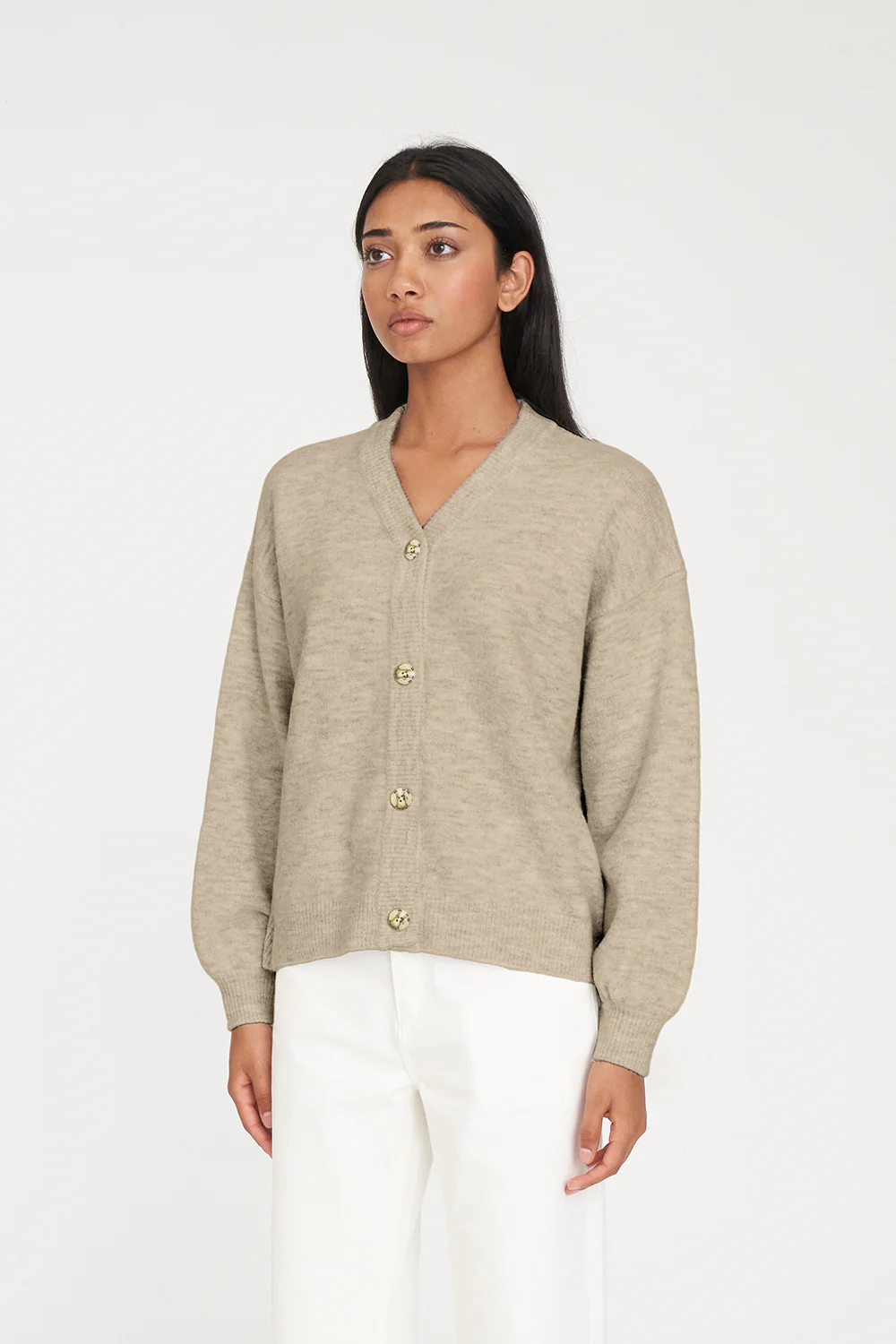 KENDALL CARDIGAN OAT MARLE - Image 4
