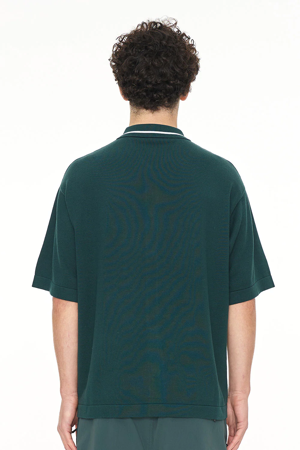 MENS KNIT SHIRT GOLF GREEN - Image 5