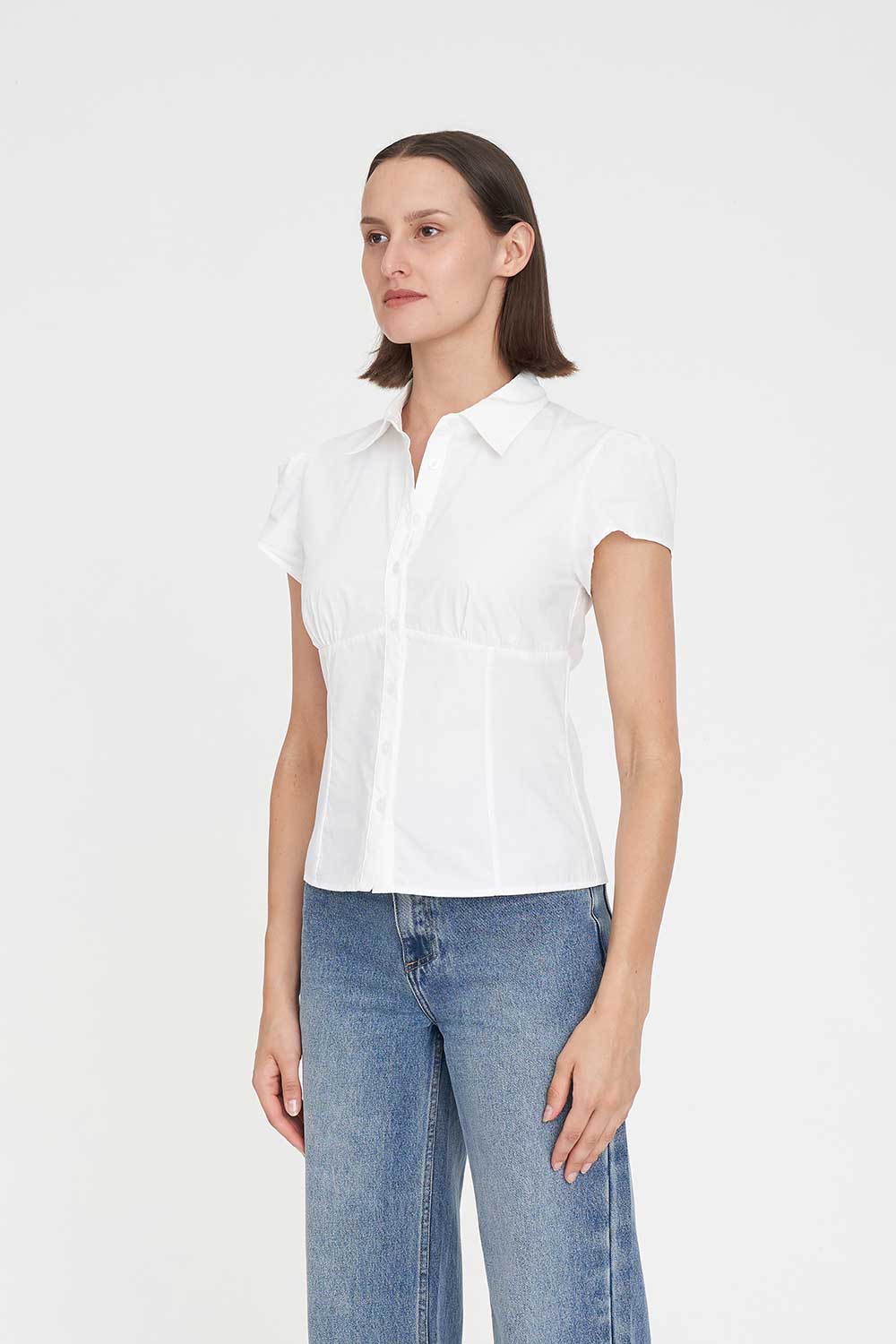 LUCY BLOUSE WHITE - Image 4