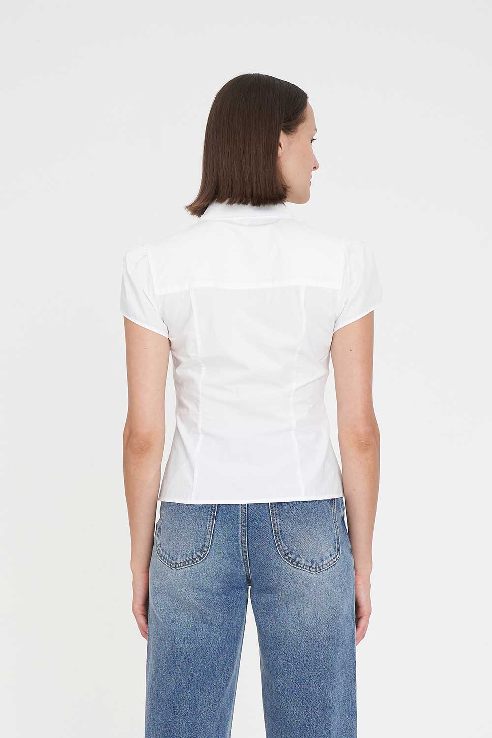 LUCY BLOUSE WHITE - Image 6