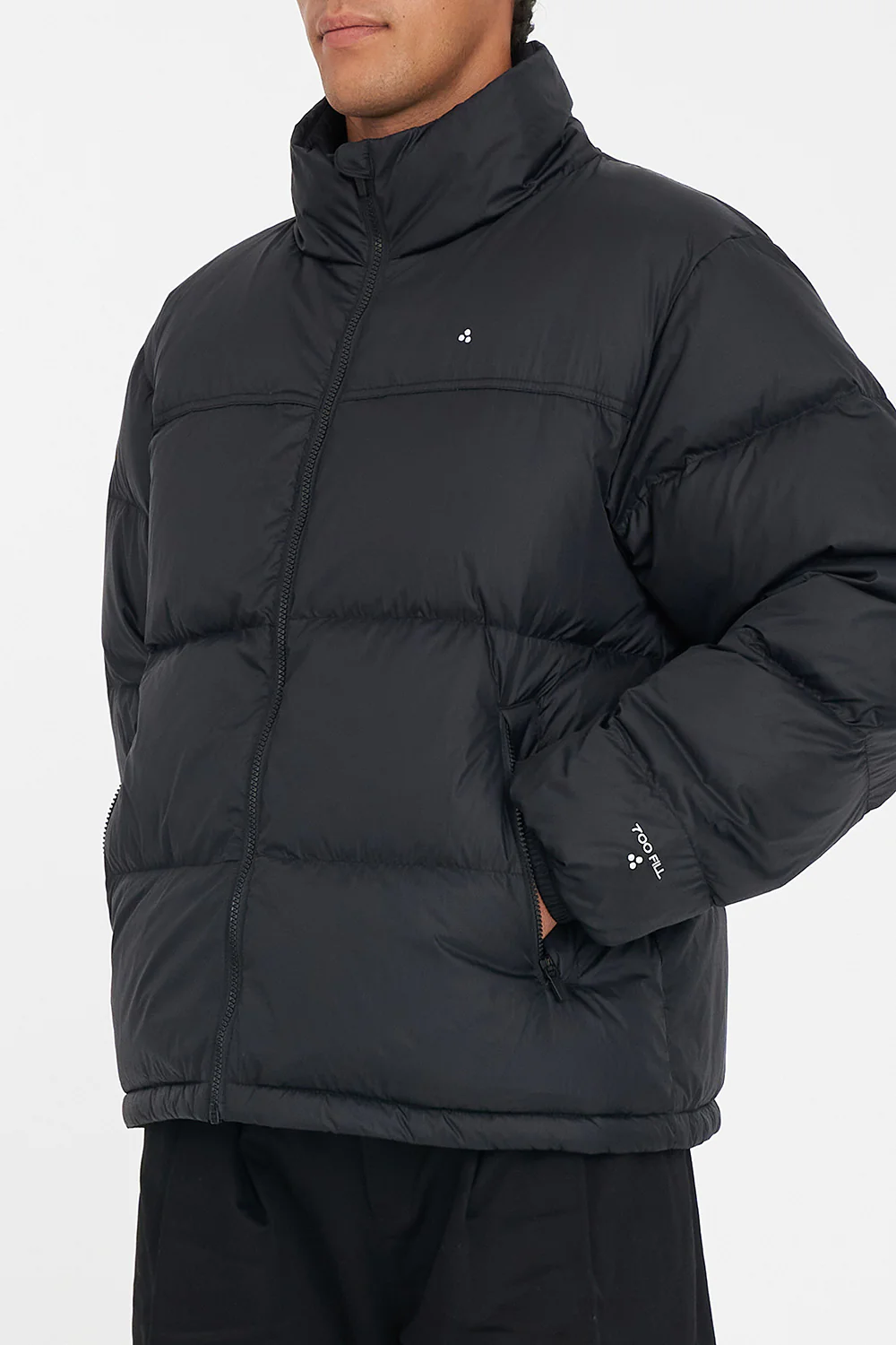MENS ALPHA DOWN JACKET BLACK - Image 4
