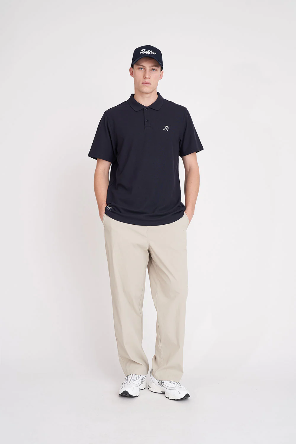 MENS CLASSIC SS POLO NAVY - Image 3