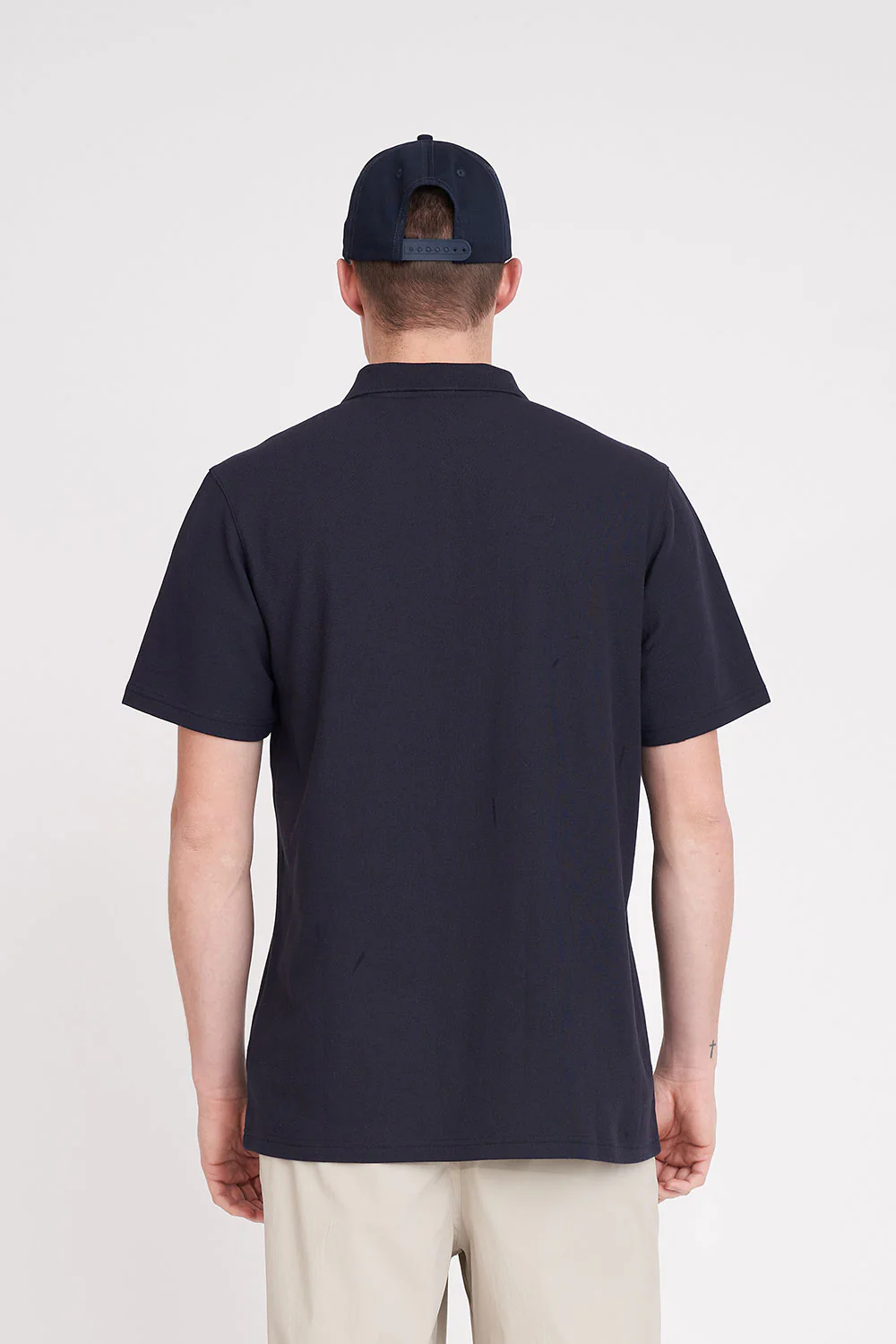 MENS CLASSIC SS POLO NAVY - Image 5