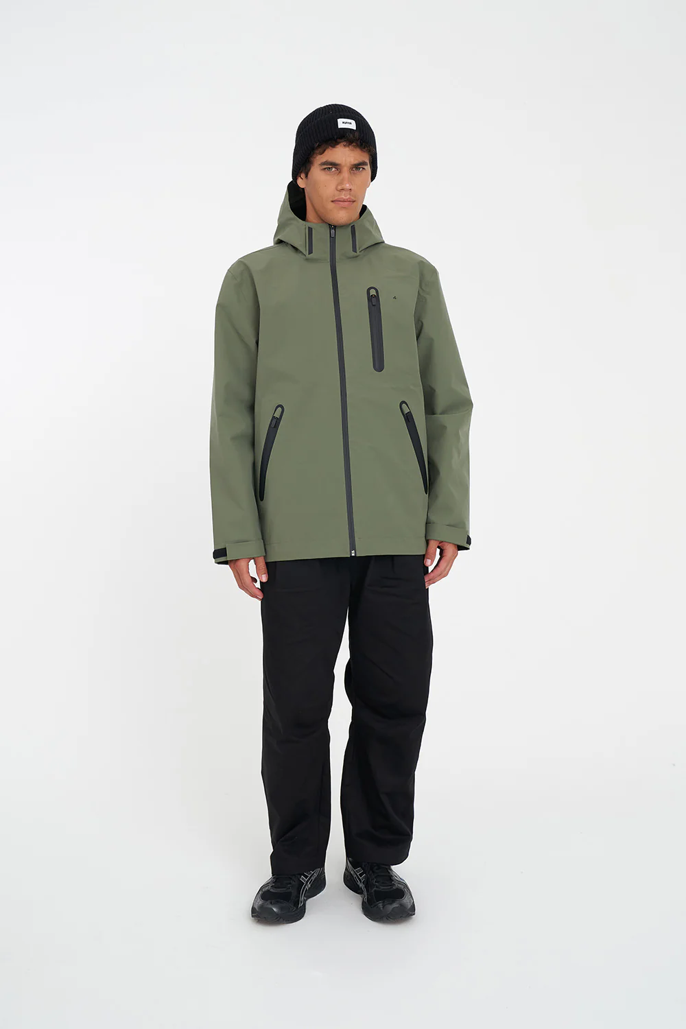 MENS INFINITYTECH STORMSHELL JACKET KHAKI - Image 3