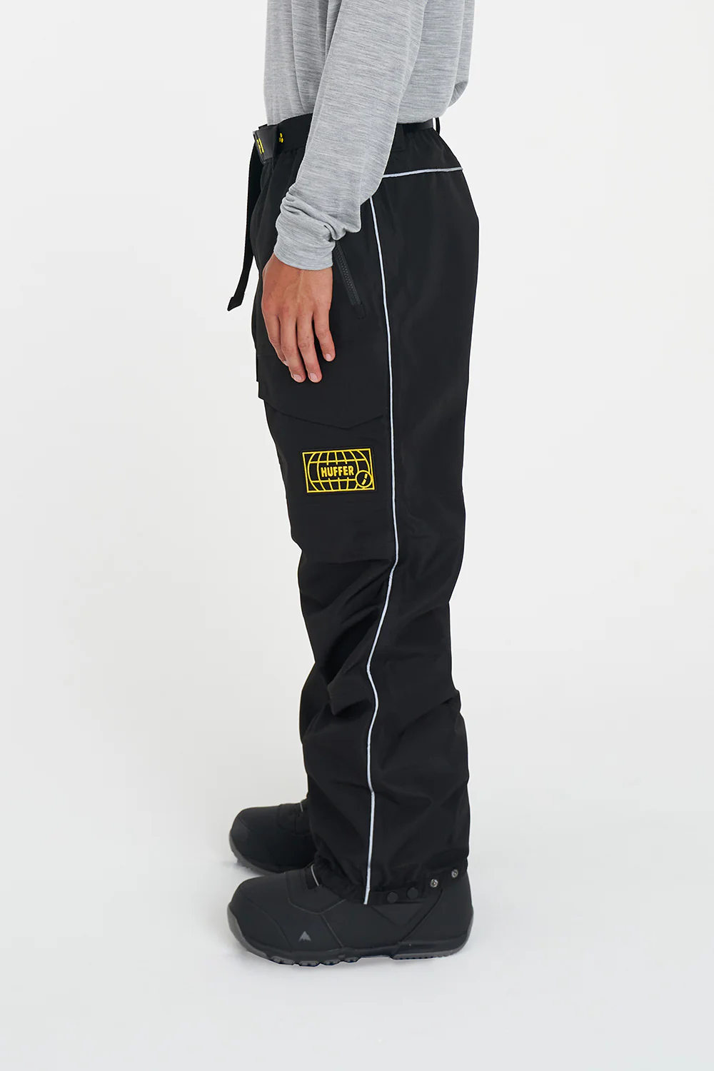 MENS M1 SNOW PANT BLACK - Image 5