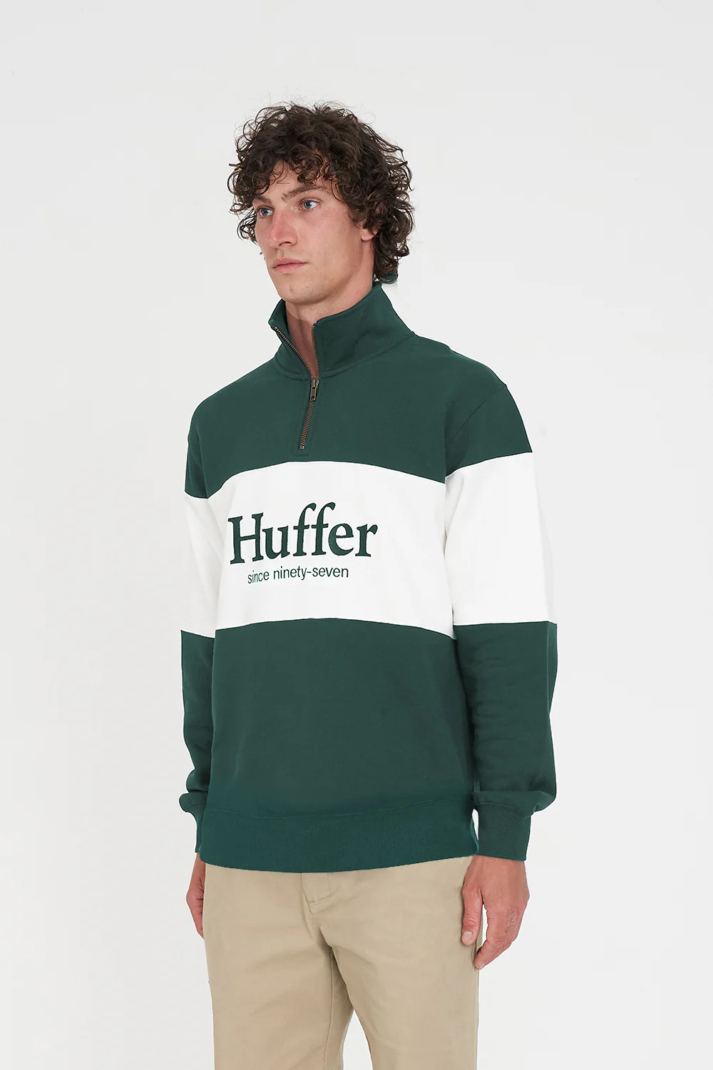 PANEL 1/4 ZIP JERSEY EMERALD - Image 5