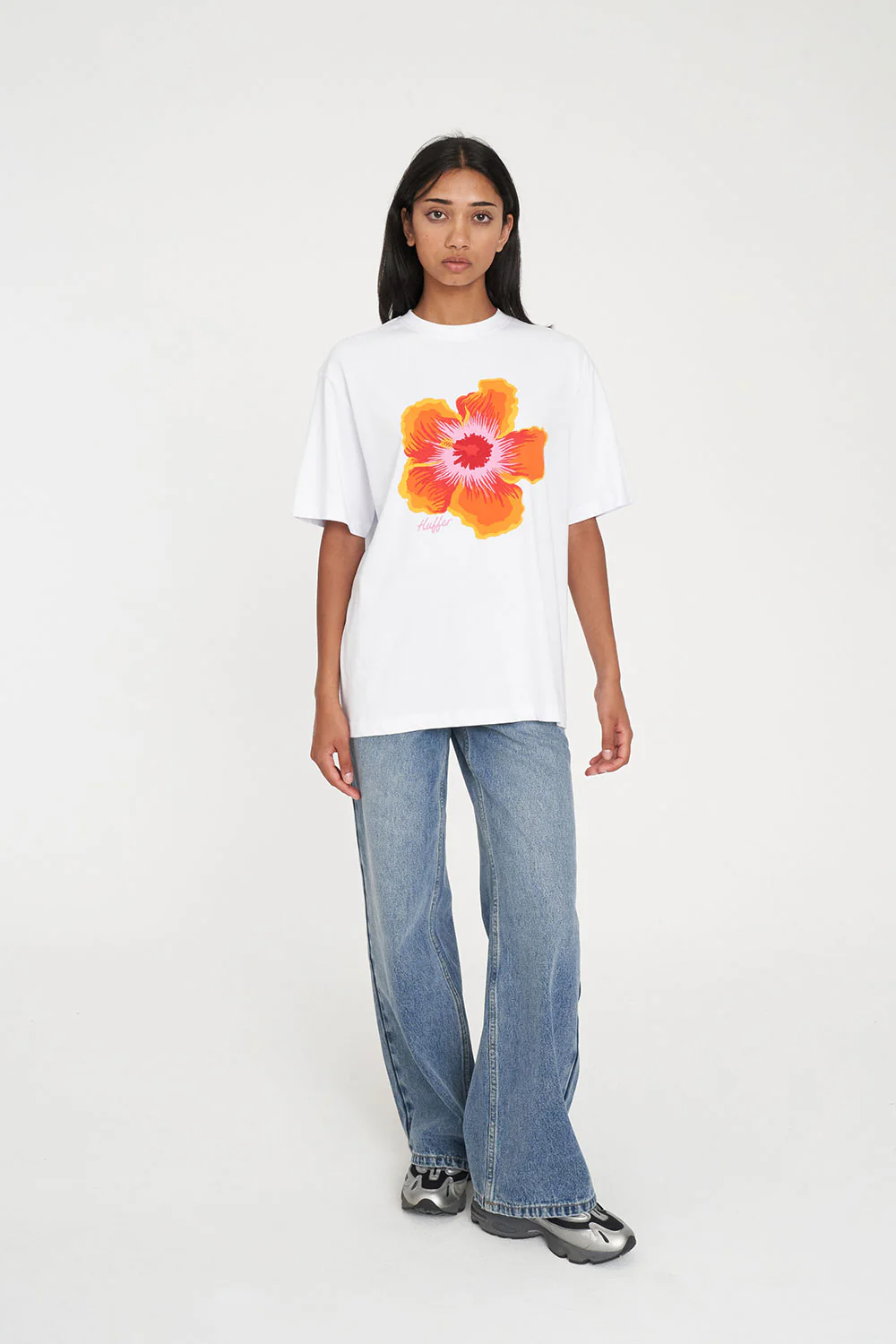 RELAX TEE 190/BLOOM BASH WHITE - Image 3