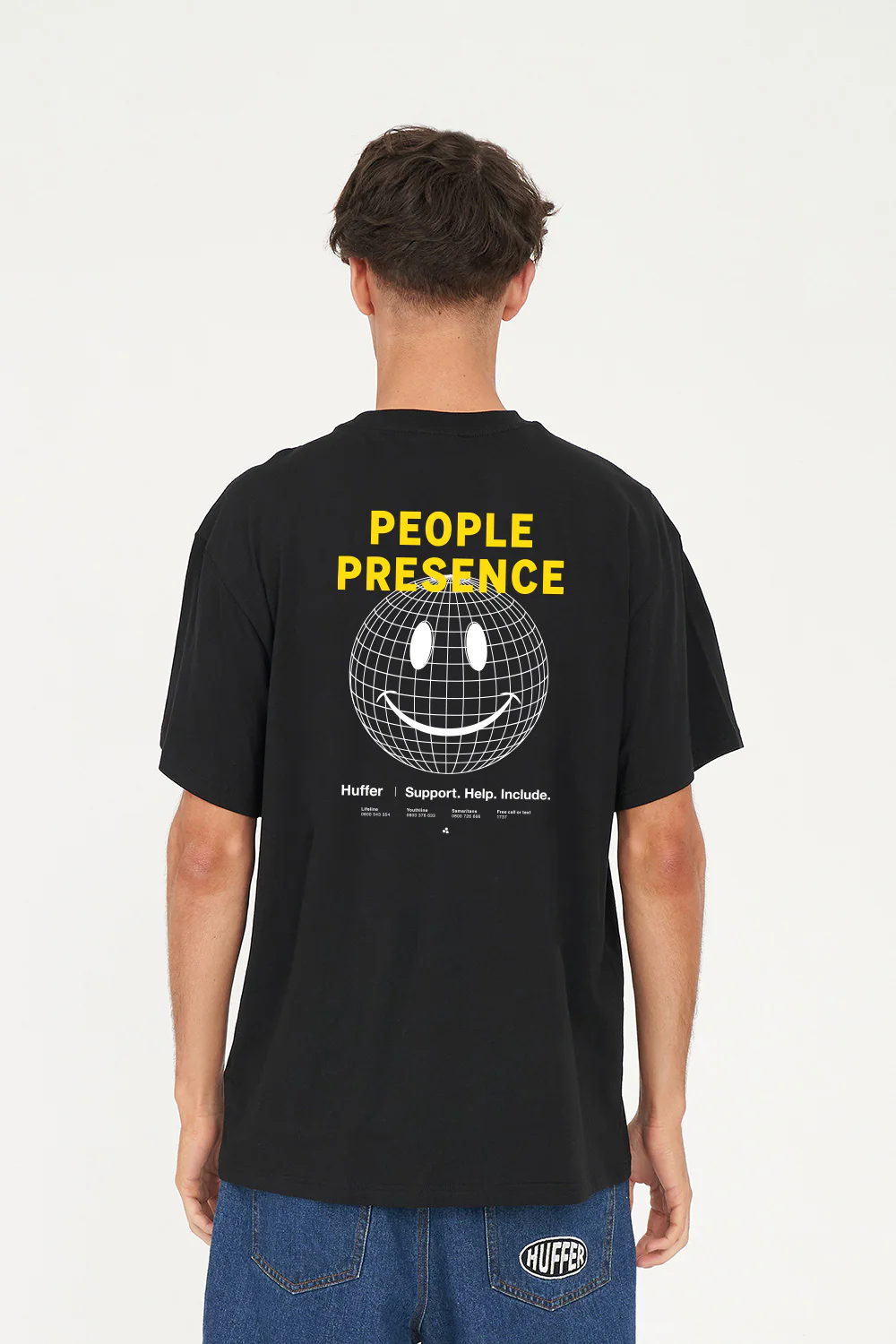SUP TEE 190/HELP OUT BLACK - Image 3
