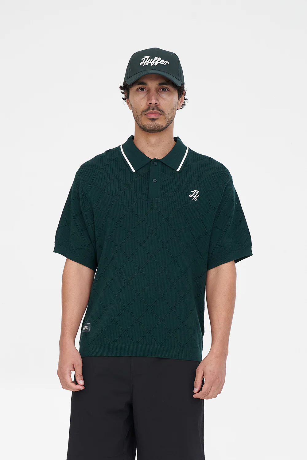 TRUE KNIT POLO GOLF GREEN - Image 3