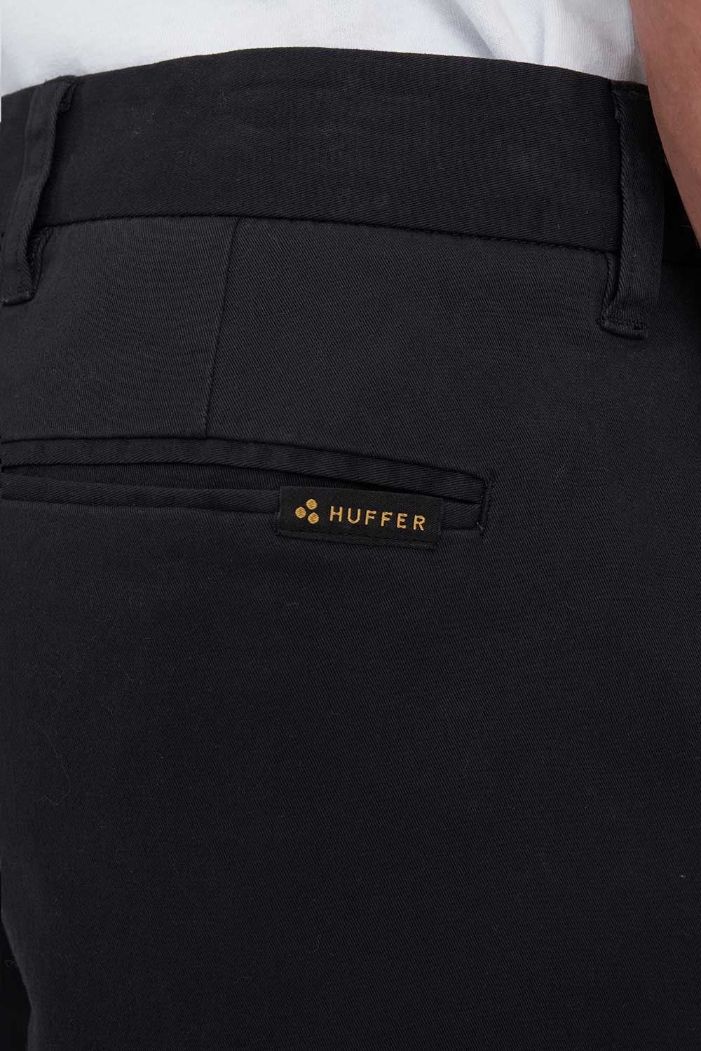 WIDE FIT CHINO PANT BLACK - Image 4