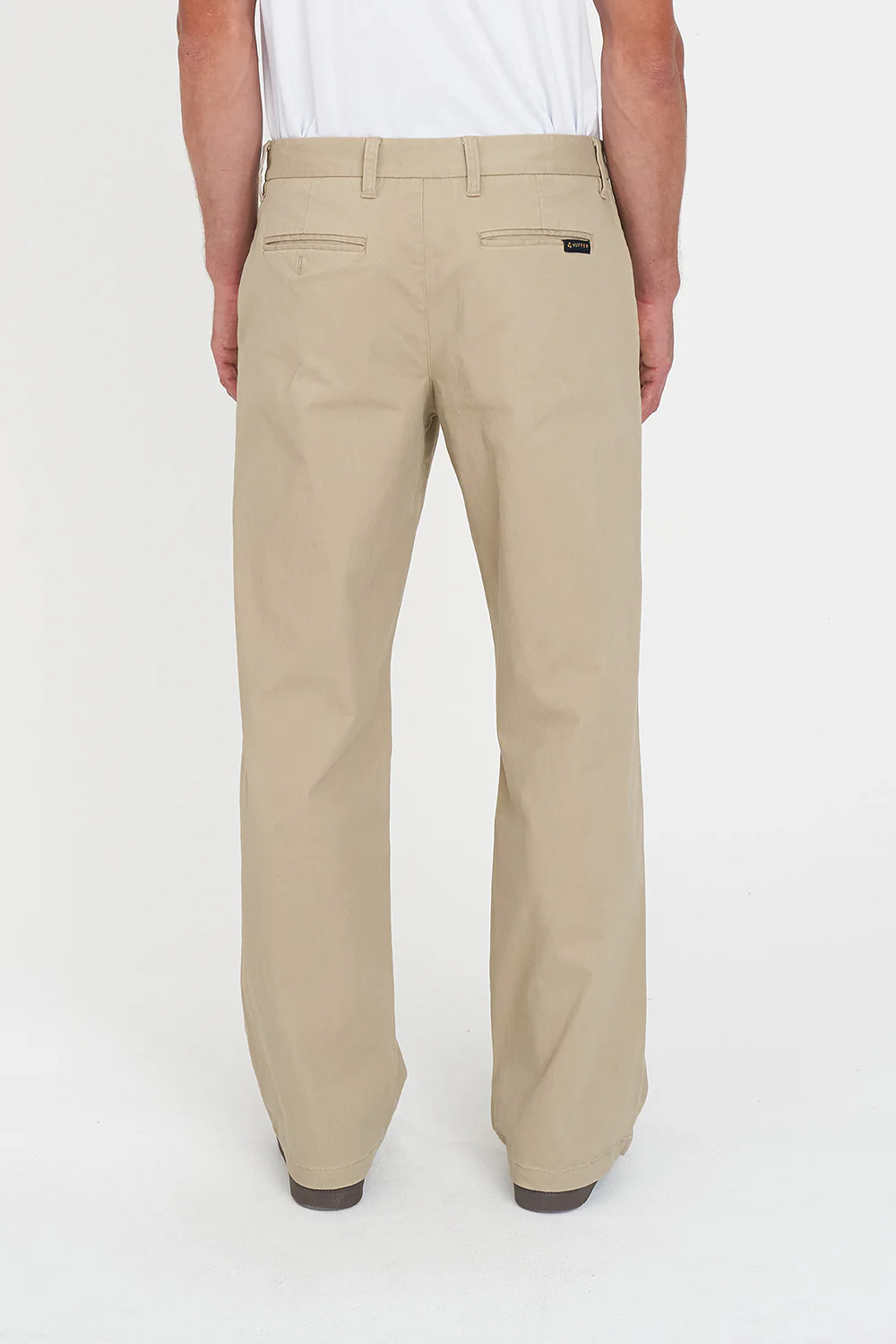 WIDE FIT CHINO PANT TAN - Image 4