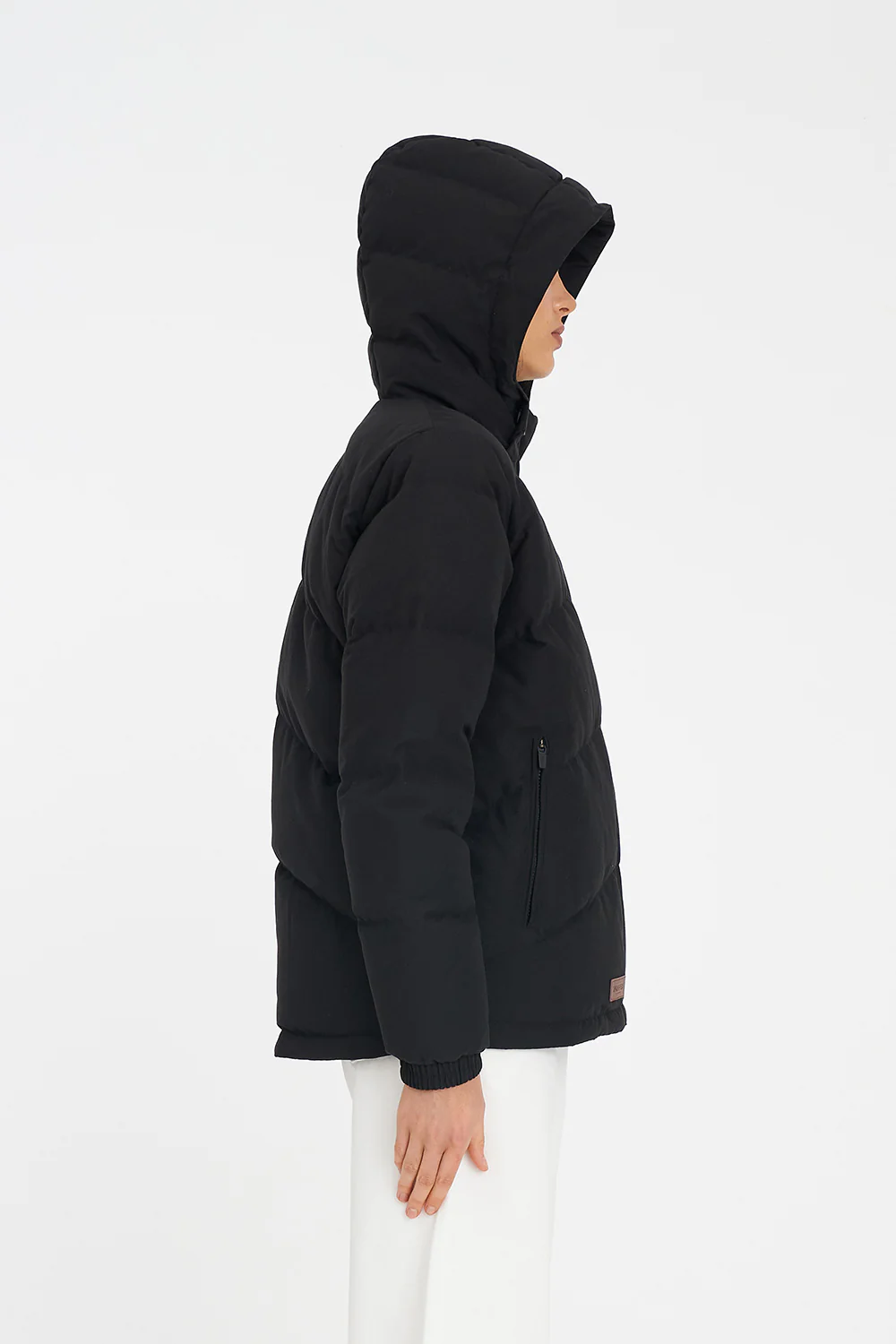 WOMENS CLASSIC DOWN JACKET BLACK - Image 5