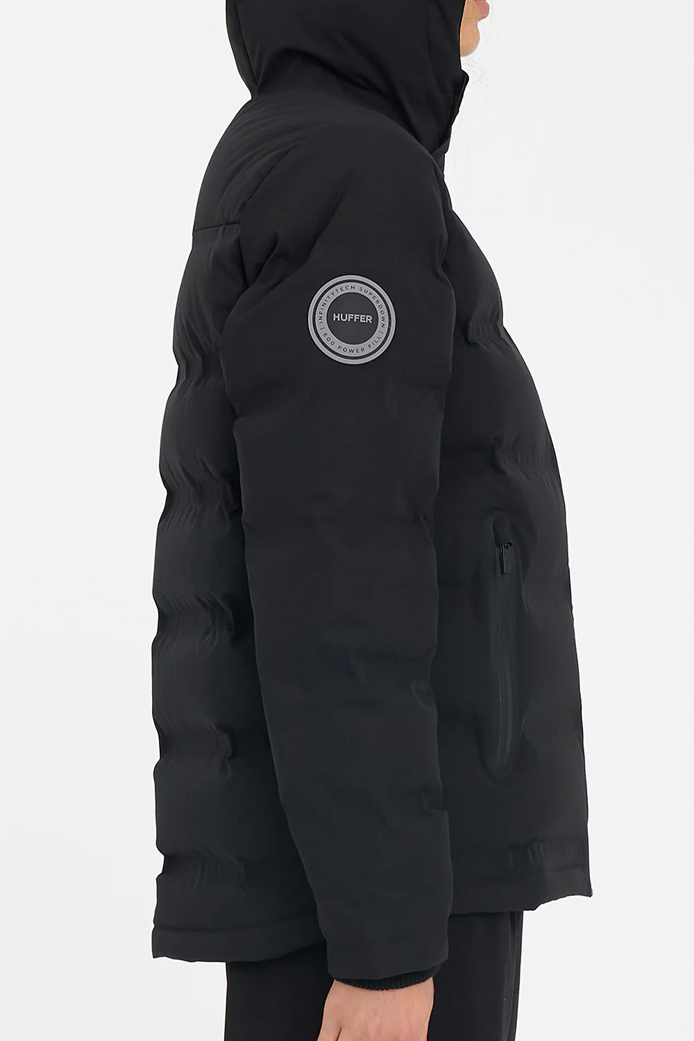 WOMENS INFINITYTECH SUPERDOWN JACKET BLACK - Image 8