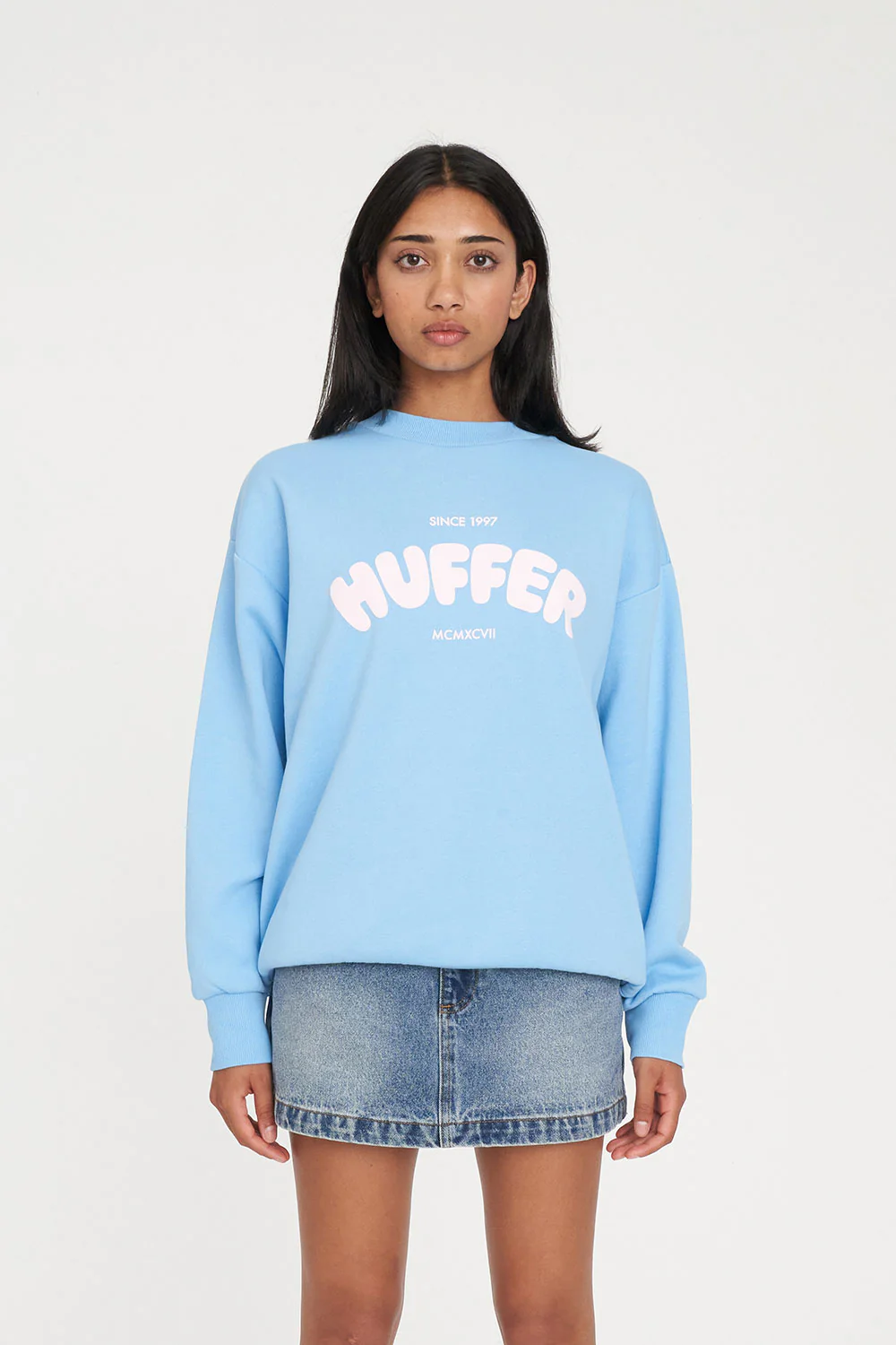 WMNS WEEKEND CREW/BLITHE CHILL BLUE