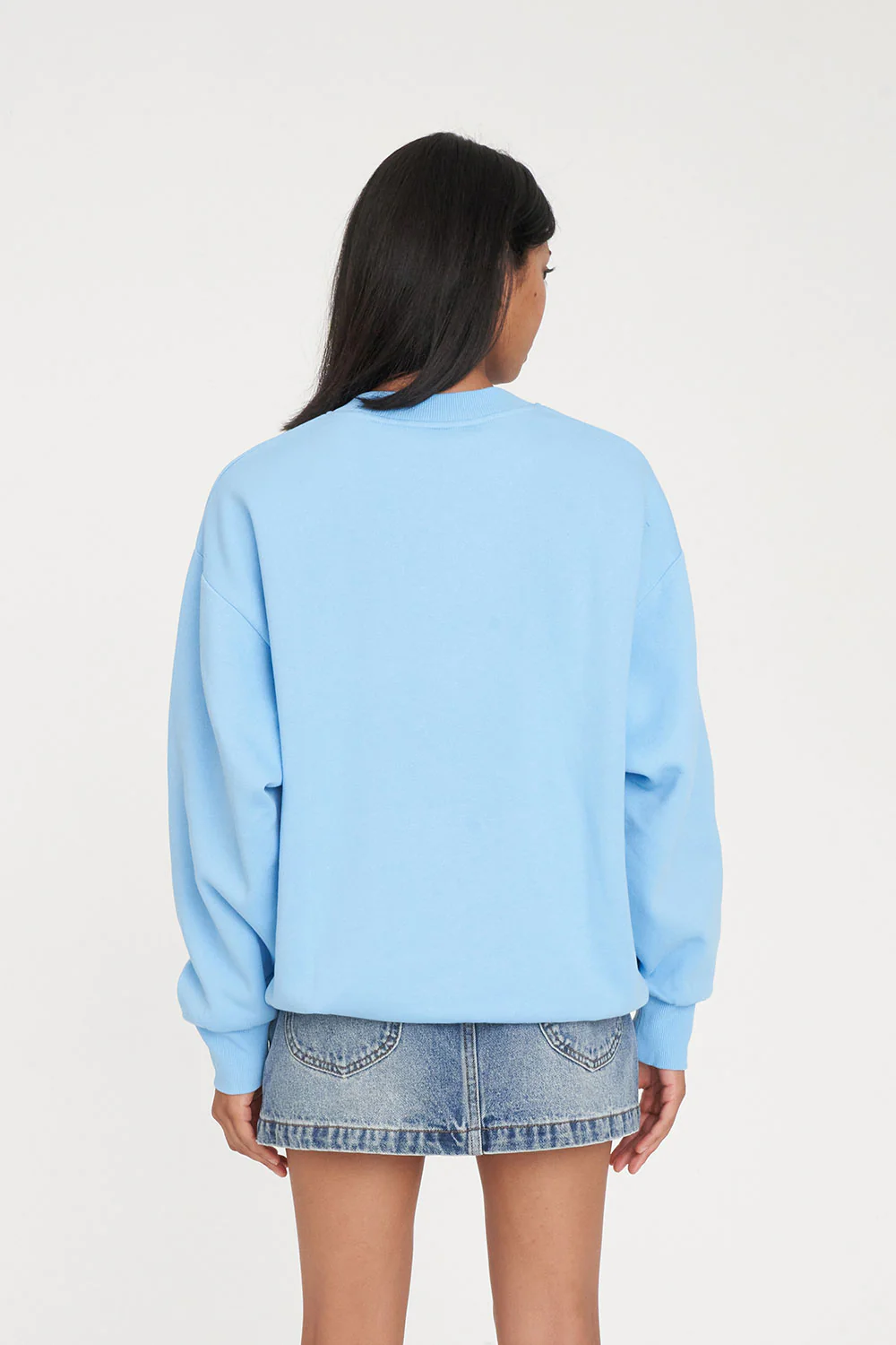 WMNS WEEKEND CREW/BLITHE CHILL BLUE - Image 5